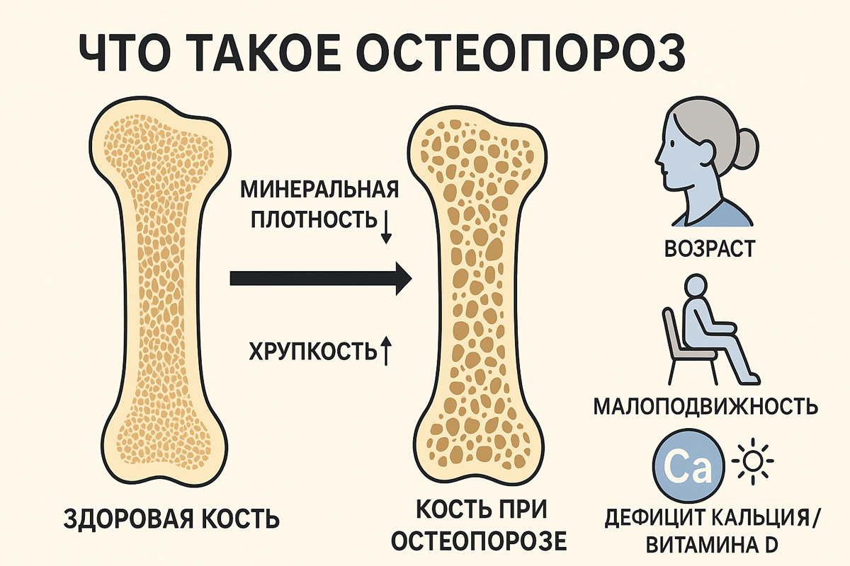 Что такое остеопороз. Здоровая кость vs кость при остеопорозе фото-гимнастики-при-остеопорозе-у-женщин-50-лет