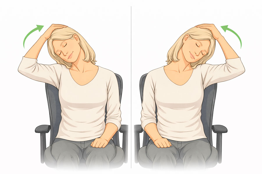 картинка упражнений для расслабления позвоночника