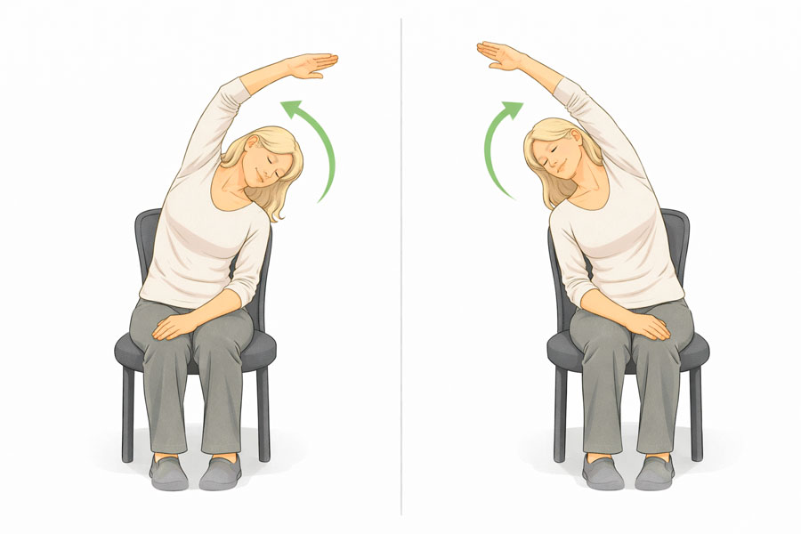 картинка расслабления мышц спины сидя