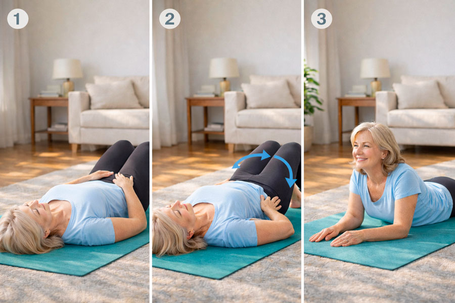 Упражнения для поясницы при острой фазе фото лечебной гимнастики при болях в спине