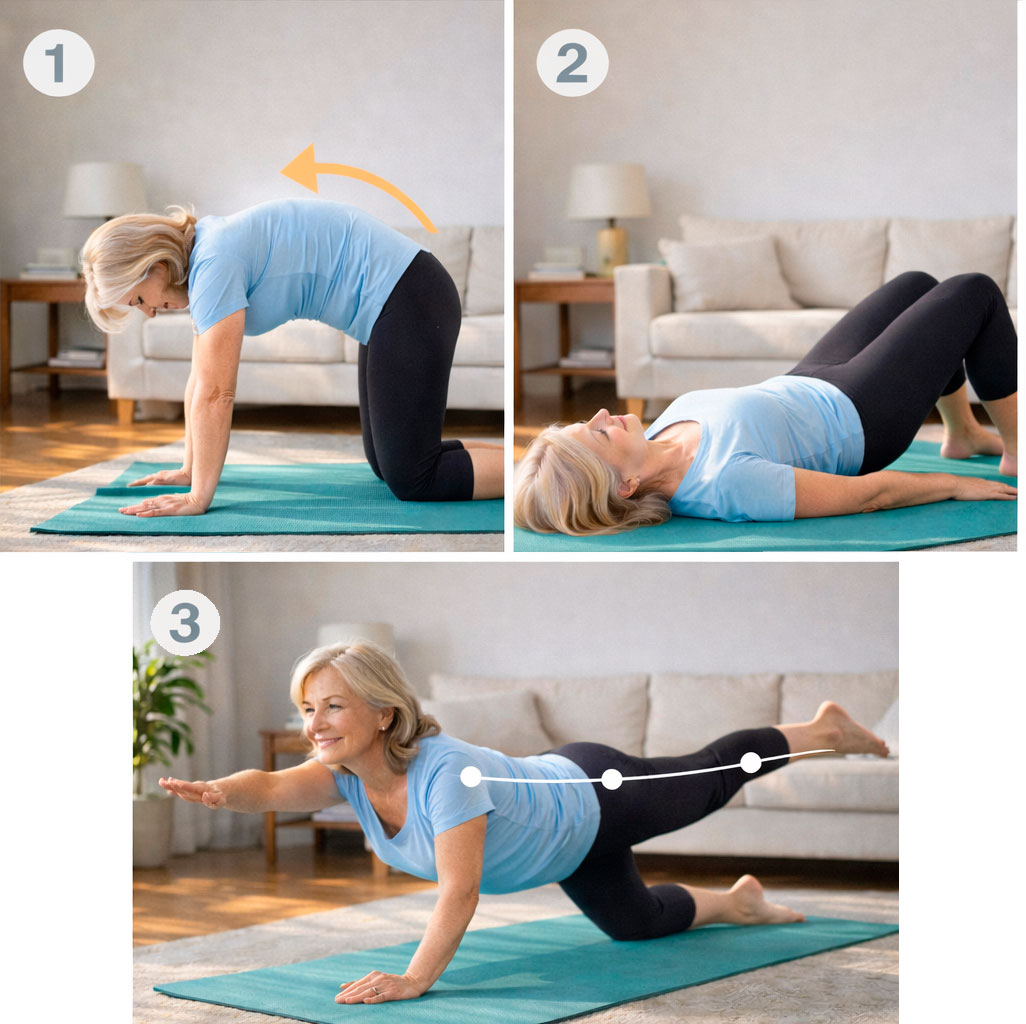 Упражнения для поясницы при умеренной боли фото гимнастики для пожилых при болях в пояснице