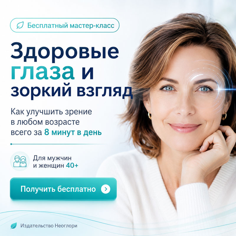 Бесплатный мастер-класс Здоровые глаза и зоркий взгляд